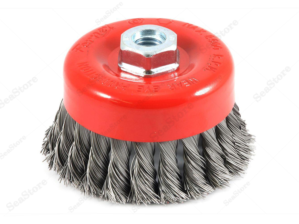 Wire Cup Brush (Knotted)