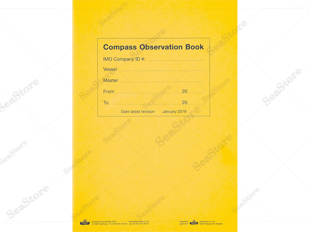 Compass Observation Book | Sea Store